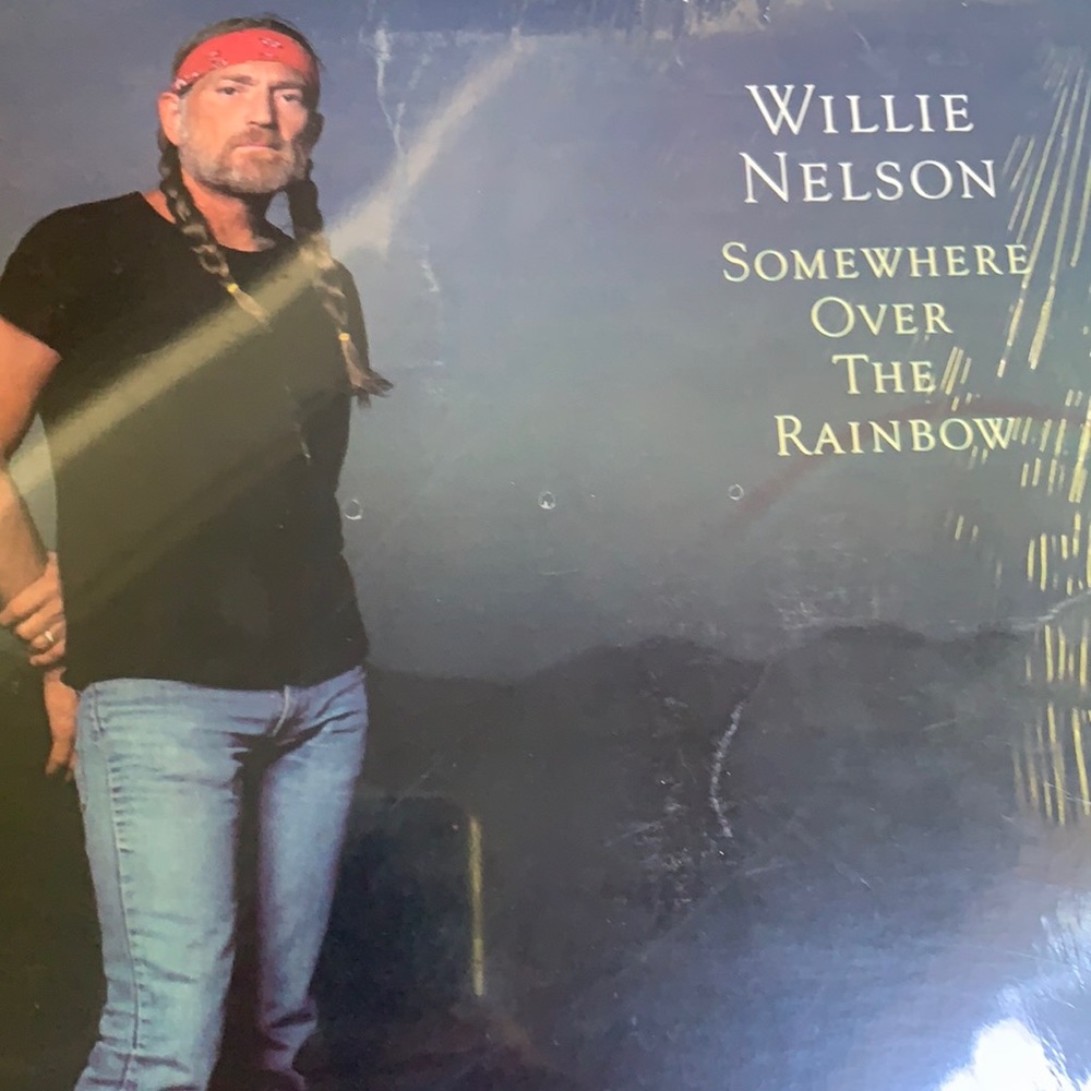 Vinyl album WIllie Nelson somewhere over rainbow
